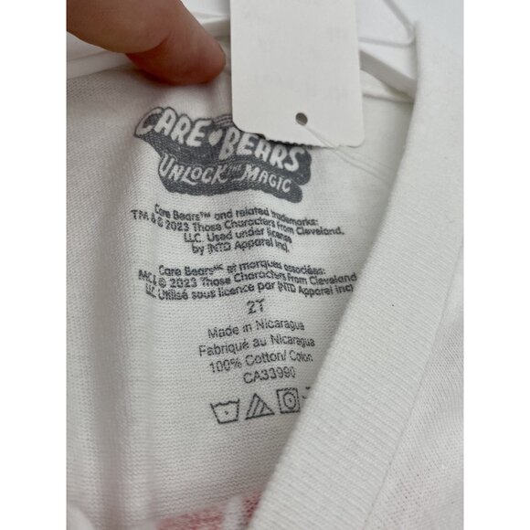 Care Bears True North Bear Rare Toys R Us Exclusive T-shirt Shirt Glitter 2T - Picture 4 of 4